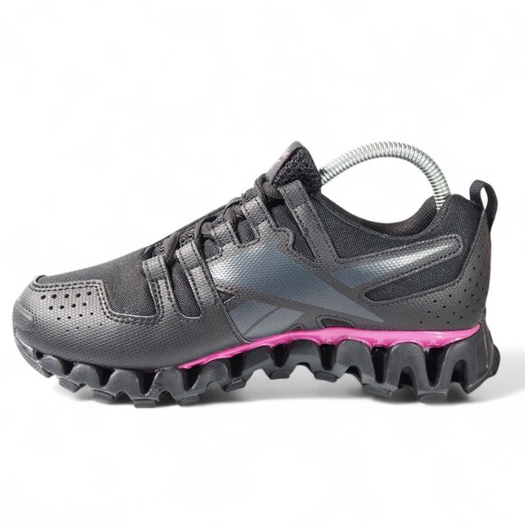 Reebok ZigWild Trail 6 'Black Pink' Performance Running Shoes FX1439 Women's 8 - Picture 6 of 10